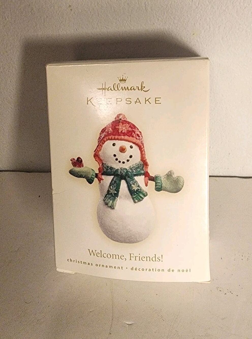 Hallmark Keepsake Ornaments Welcome, Friends! Snowman 2007 NEW